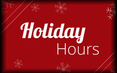 Holiday Hours